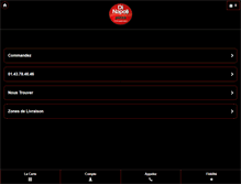 Tablet Screenshot of dinapolipizza.fr